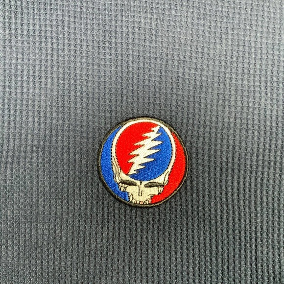Grateful Dead Section 119 Shirt Mens XXLarge Blue Henley Casual Long Sleeve. - Picture 7 of 15
